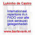 Met zijn rustige achtergrond- repertoire van Engelse, Franse, Duitse, Spaanse, Hollandse en Portugese ballades verhoogt zanger/gitarist Lukinho de Castro de sfeer op uw exposities en uw feesten uit en thuis.  