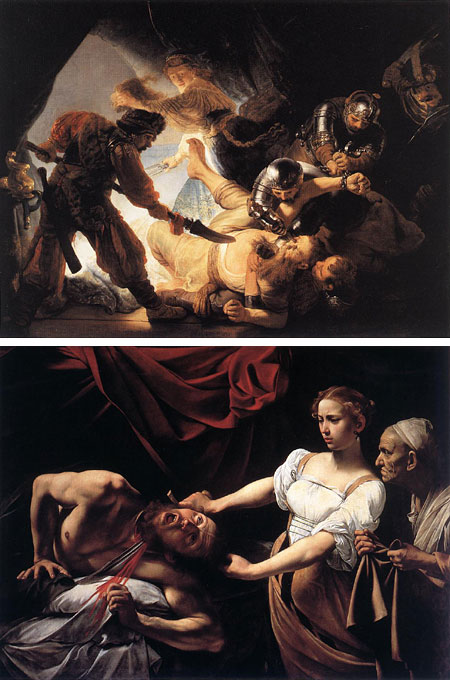 Rembrandt en Caravaggio:  Wil je meer bronnen: klik hier